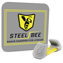 SteelBee Razor Saver | Anti-Rust Razor Cover | Blade Life-Extender | Travel Cartridge Protector | Corrosion-Preventing Attachment SteelBee