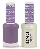 DND Soak Off Gel Polish Dual Matching Color Set 492, Lavender Prophet DND