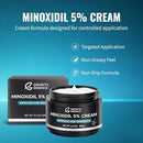 Minoxidil 5% Cream with Biotin, Caffeine & Hyaluronic Acid – Topical Cream Format for Hairline & Beard – Fragrance Free – 3.4 oz Infinity Warehouse