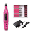 Fantexy Professional Portable Electric Nail Drill,Acrylic Nail Kit, Gel Remover Nail Tools,File Finger Toe Care Nail Tips Nail Care, Nail Polishing Machine Pedicure Machine set FANTEXY