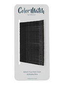 Heliums Black Premium Hold, Strong Grip Bobby Pins, 2 Inch Wavy - 48 Count Heliums