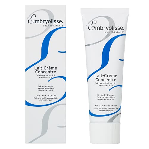 Embryolisse Lait-Crème Concentré, Face Cream & Makeup Primer - Cream for Daily Skincare - Face Moisturizers for All Skin Types (2.54 Fl Oz (Pack of 1)) Embryolisse