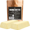 Best Raw, UNREFINED MANGO BUTTER, Amazing Moisturizer, Use Alone or in DIY Body Butters, Soaps, Lotions and lip balm (2LB) 32oz era of nature
