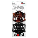 Scunci Wingless Octopus Jaw Clip, Colors may vary, 2-Pieces per Pack (1-Pack) Scunci