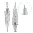10 PCS M PMU Needle Cartridge for Cordless PMU Machine 3RL/3R/3P - Ombre Powder Brows Microblading Shading Eyeliner Lip Tattoo (3RL/3R/3P) M