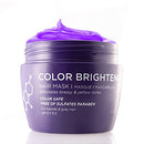 Luseta Purple Hair Mask 16.9 Oz, Deep Conditioner - Biotin, Hydrolyzed Collagen & Keratin - Neutralizes Unwanted Yellow Tones and Removes Brassine, for Blond and Gray hair, Sulfate & Paraben Free L LUSETA
