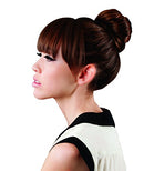 Mia Bun Ease Bun Styling Tool, Bun Maker Kit, Sock Method Easiest, Large 4", Brown, for Women, Girls, Dance, Ballet, Dress Up Mia