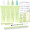 Makartt Poly Nail Gel Kit Gel Nail Kit Green Nail Extension Kit Hard Gel for Nails with Slip Solution Beauty Gift Sets Gel Nail Builder St. Patrick's Day Clear White Jelly Green Colors All-in-one Set Makartt
