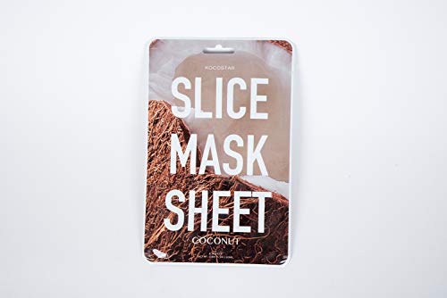 Slice Sheet Mask - Coconut by Kocostar for Unisex - 1 Pc Mask (I0102846) Kocostar
