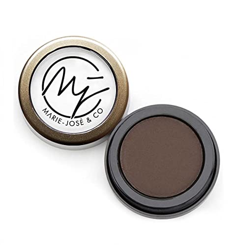 Eyebrow Powder Dark Brown | DEEP BROWN COLOR | Healthy Brow Powder | Made in USA Marie-José