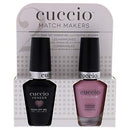 Cuccio Matchmaker - Colour Nail Lacquer & Veneer Gel Polish - Bali Bliss - For Manicures & Pedicures, Full Coverage - Long Lasting, High Shine - Cruelty, Formaldehyde & Toluene Free - 2 pc Cuccio