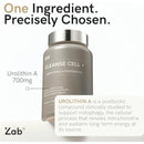 ZAB Urolithin A Supplement 700mg - 90 Urolithin A Capsules for Boost Cellular Energy, Support Mitochondrial Health & Promote Healthy Aging, 45 Serving High Purity Capsules Form Urolithin A Supplement Infinity Warehouse