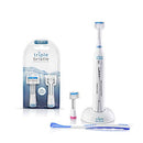 Triple Bristle Original Sonic Toothbrush & 2 Pack Blue Replacement Brush Heads Bundle | Whiter Teeth & Brighter Smile | Rechargeable 31,000 VPM Tooth Brush & Patented 3 Brush Head Design Triple Bristle