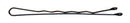 Diane, 2" Bobby Pins D452, BLACK, 300 Count Diane