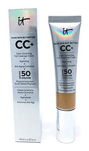 IT Cosmetics Your Skin But Better CC+ Cream, Neutral Medium (N) - Color Correcting Cream, Full-Coverage Foundation, Hydrating Serum & SPF 50+ Sunscreen - Natural Finish - 1.08 fl oz It Cosmetics