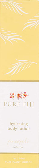 Pure Fiji Hydrating Body Lotion - Moisturizing Organic Body Lotion- Natural Coconut Lotion Travel Size Coconut- Vitamin E , Pineapple, 3oz Pure Fiji