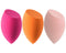 3pcs Beauty Makeup Sponges set for Dry & Wet Use - Foundation Blending Sponge for Concealer Blush Powder, Multi-color Blender Sponges (3pcs - Multi-colored A) KNEEDARKYEAR