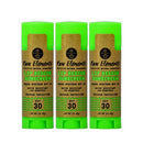 Raw Elements Organic Lip Rescue Zinc Oxide SPF 30+, 0.15oz (3-Pack) RAW ELEMENTS