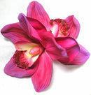 Large Pink Cymbidium Orchid Hair Flower Clip Hair Flowers