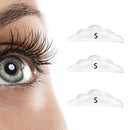 Libeauty Lash Lift Pads Rods 6 Pcs Eyelash Perm Lift Silicone Rods 1 Size S S S Reusable Eyelash Perming Curler Shield Pads with Premium PU Storage Case for Perfect Lash Lifting (WHITE) Libeauty