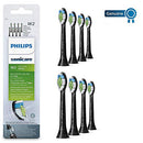 Philips Sonicare Optimal Whitening Black BrushSync Heads (Compatible with All Philips Sonicare Handles), 8 Pack PHILIPS