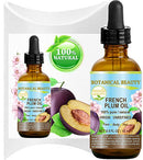 PLUM OIL French. 100% Pure/Natural/Virgin/Unrefined/Undiluted Cold Pressed Carrier Oil. For Face, Hair and Body. (0.5 Fl.oz - 15 ml.) Botanical Beauty