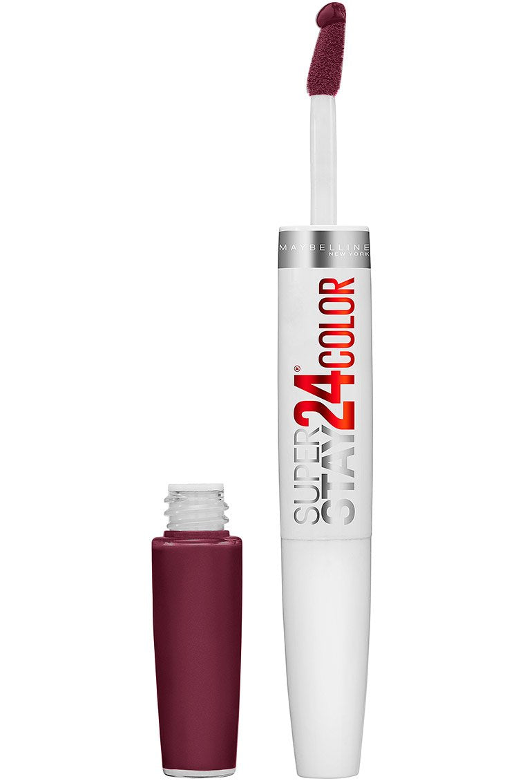 Maybelline SuperStay 24, 2-Step Liquid Lipstick, Merlot Armour Maybelline New York