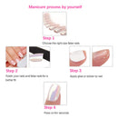 Poliphili 20Pcs Glossy Pure Color Super Long Press on Removable Wear Fake Nails Ballerina Coffin Extra Long Art Manicure Full Cover Acrylic False Nails Tips for Girls and Women (Black) POLIPHILI