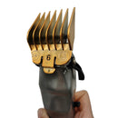 Professional Hair Clipper Guards Guides Gold Color Coded Cutting Guides