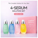 CHARMZONE Oil-in-Serum 4-Solution Set (1.01 fl.oz / 30ml x 4) – Double Moisture, Anti-Wrinkle Pink, Ginkgo Calming, Hydra Moisture Serums for Face Infinity Warehouse