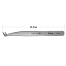 LASHVIEW LT02 Application Tweezers for Individual and 3D 6D Volume Mink Eyelash Extensions Curved Point Tweezers Professional Stainless Steel Precision Tweezers (LT02) LASHVIEW