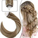 Ugeat 22Inch Microlink Hair Extensions Human Hair