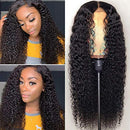 Iris Queen 4x4 Lace Front Wigs Human Hair for Black Women Curly Human Hair Wigs Pre Plucked with Baby Hair 150% Density Brazilian Hair Lace Closure Wig(24 inch) Iris Queen
