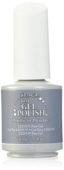 IBD Just Gel Nail Polish, Pretty In Pewter, 0.5 Fluid Ounce IBD
