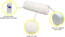 Dukal White Cotton Roll. Roll of Non-sterile Cotton for Wound Care. Soft and Absorbent, 100% Cotton. Re-sealable Drawstring polybag. White, Single use. Dukal