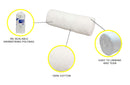 Dukal White Cotton Roll. Roll of Non-sterile Cotton for Wound Care. Soft and Absorbent, 100% Cotton. Re-sealable Drawstring polybag. White, Single use. Dukal