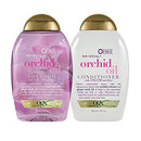 OGX Fade-Defying Orchid Oil Shampoo with UVA/UVB Sun Filters, 13 Ounces with OGX Fade-Defying Orchid Oil Conditioner with UVA/UVB Sun Filters, 13 Ounces OGX