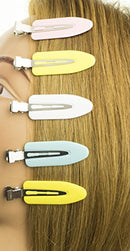 No Bend Hair Clips, Professional, Celebrity hairstyling tool no crease, no mark, no bend great for bangs, pin curl, finger waves, fine hair and thick hair friendly, and makeup application Tearsheet
