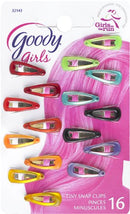 Goody Girls Mini Epoxy Contour Hair Clips, 16 Count (Pack of 3) GOODY