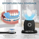 U-Shaped Electric Toothbrush – Comfort-Focused Design with Secure Grip for Daily Oral Hygiene at Home (Black) Infinity Warehouse