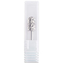 USA Pana 3/32" Safety Nail Carbide - Smooth Round Top Large Barrel Head for Electric Dremel Drill Machine - Grit Size: (5XC to Extra Fine) (5X Coarse, Large Barrel - Silver) PANA
