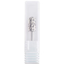 USA Pana 3/32" Safety Nail Carbide - Smooth Round Top Large Barrel Head for Electric Dremel Drill Machine - Grit Size: (5XC to Extra Fine) (5X Coarse, Large Barrel - Silver) PANA
