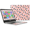 MightySkins Skin Compatible with Samsung Chromebook Plus 12.3"(2017 - Lipstick Pattern | Protective, Durable, and Unique Vinyl wrap Cover | Easy to Apply, Remove, and Change Styles | Made in The USA MIGHTY SKINS