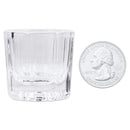Beauticom 4 Pcs Acrylic Liquid Powder Dappen Dish Glass Crystal Cup Only Glassware Tool For Nail Art (4 pcs, 1.2 inch (small octagon)) No Lids Beauticom
