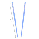 Set of Wooden Hair Sticks With Flowers Hair Pin Chopsticks - Blue Motique Accessories