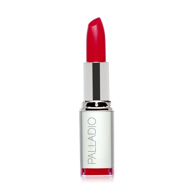 Palladio Herbal Lipstick, Pure Red, Rich Pigmented and Creamy Lipstick, Infused with Aloe Vera, Chamomile & Ginseng, Prevents Lips from Drying, Combats Fine Lines, Long Lasting Lipstick Palladio