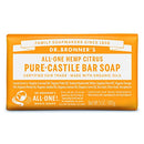 Dr. Bronner’s - Pure-Castile Bar Soap (Citrus, 5 ounce) - Made with Organic Oils, For Face, Body and Hair, Gentle and Moisturizing, Biodegradable, Vegan, Cruelty-free, Non-GMO Dr. Bronner's