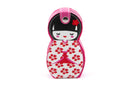 Japanese Pink Kokeshi Doll Shaped Travel Manicure Kit, 4 1/2 Inch Needzo