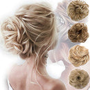 Messy Bun Hair Piece Scrunchy Updo Hair Pieces for Women Fluffy Wavy Hair Bun Scrunchies Donut Hairpiece Synthetic Chignons With Elastic Rubber Band Bleach Blonde-Thicker 1 pc Benehair Store