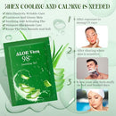 30 Pcs Travel Size Aloe Vera Gel 98% Organic After Sun Moisturizer for Face, Body, Soothing Hydrating Lotion Bulk for Travel, Summer Vacation, Sunburn Relief, Skin Care Gifts Infinity Warehouse